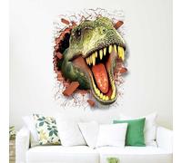 Sticker mural 3D Dinosaure pour T-rex 50 x 70 cm Amovible 3D