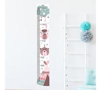 Sticker mural adhésif Toise | Autocollant Animaux à plumes - Décoration Murale Chambre Enfants | 1 Planches de 30 x 50 cm