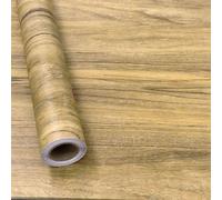 Sticker mural autocollant aspect bois de chêne 60 x 300 cm - Marron - Résistant à l'eau - Papiers peints décoratifs - Accessoires pour vestiaire - Kit à monter soi-même - Décoration murale 3D - Décoll