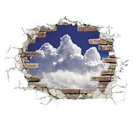 Sticker Mural, Autocollants Décoratifs, 50cm x 70cm, Break Out Clouds