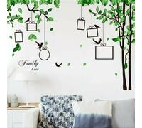 Sticker mural avec fond amovible qui ne laisse pas sur les murs Motif arbre généalogique