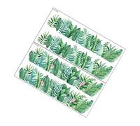 Sticker Mural Bordure Verte en Pvc, 1 Set, Amovible pour Chambre