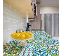 Sticker Mural Carrelage adhésif Cuisine Salle de Bain - 60 Stickers Carreaux DE Ciment Meuble Alvar - 60stickers15x15cm