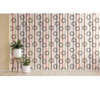 Sticker Mural Credence Fleur Moderne Art Cuisine Retro Colore Pastel