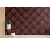 Sticker Mural Credence Fleur Retro Style Impermeable Resistant 45x200cm | Lot de stickers muraux etanches pour cuisine et salle de bain. Parfait pour credence de cuisine et dosseret.