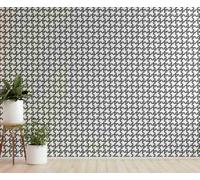 Sticker Mural Credence Moderne Art Noir Blanc Cuisine Chambre Pastel
