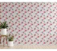 Sticker Mural Credence Nature Rose Art Impermeable Cuisine Exterieur | Sticker mural lavable, essuyable a l'humide. Format : 45x1200 cm. Nature et Rose a effet, adapte a Cuisine, Impermeable.