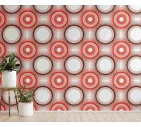 Sticker Mural Cuisine Moderne 3D Tropical Pastel Douillet sans Outil