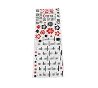 Sticker Mural de Croissance Garçon et Filles Cœur Auto Adhésif en PVC | Décor Chambre Bébé, Mesure de Taille, Style Cartoon Charmant, Usage Salle de Bain et Chambre