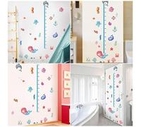 Sticker Mural de Croissance Garçon et Filles, Tableau Hauteur | Décor Chambre Bébé, Salon ou Salle de Jeu, Pose Facile, Réutilisable, Suit la Taille des Petits