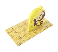 Sticker Mural de Hauteur 3d pour Garçon et Filles, Autocollant Pvc Jaune | Motif Animal Cartoon, Décor Chambre Bébé et Salon, Amovible, Réutilisable