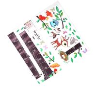 Sticker Mural de Mesure de Taille Garçon et Filles, Décor Cartoon Pvc | Motif Branche et Oiseaux, pour Chambres D’garçon et Filles, Pose Simple