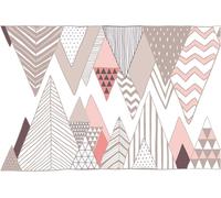 Sticker mural – Décoration de chambre à coucher/salon – Immense motif de montagnes scandinaves DIAMANTINA – 100 x 150 cm