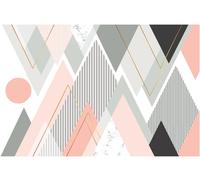 Sticker mural – Décoration de chambre à coucher/salon – Immense sticker mural représentant les montagnes scandinaves ALPINA – 120 x 180 cm