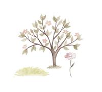 Sticker mural en PVC pour chambre d'enfant, chambre de bébé, forêt, animaux, autocollants, pour filles, garçons, bébés (#6)