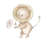 Sticker mural en PVC pour chambre d'enfant, chambre de bébé, forêt, animaux, autocollants, pour filles, garçons, bébés (#3)