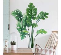 Sticker Mural Feuilles, Feuillage, Plantes Tropicales, Papier Peint Pour Salon, Palmier, Affiches Murales Feuilles, Plantes Vertes Naturelles, Art Mural Pour Chambre D'enfant.