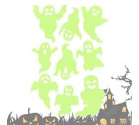 Sticker mural Halloween - Glow in the Dark | Chauve-souris de vampire Hex | Lumières lumineuses autocollantes, amovibles, absorbantes de la lumière, pour la décoration des accessoires de fête à la