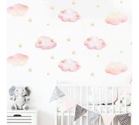 Sticker mural imprimé nuage pour enfants, autocollant mural décoratif mignon pour la décoration de la maison, stickers, décalcomanie murale, décalcomanie en vinyle pour la décoration de la maison, art