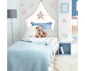 Sticker Mural tête De Lit Enfant Maisonnette Multicolore TU
