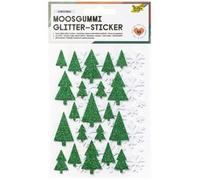 Sticker pailleté en caoutchouc mousse CHRISTMAS