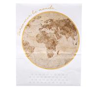 Sticker Plat Mural Loft 70x87cm Naturel & Blanc
