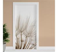Sticker Porte Autocollant Pissenlit 3D Papier Peint Pissenlit Poster Auto-Adhésif Imperméable Décoration Mur Art Décor Mural Stickers Muraux 90x210 cm m458