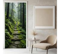 Sticker Porte Bois Papier Peint, Paysage Naturel Autocollant Poster Auto-Adhésif, Chambre Salon Salle de Bain Affiche Art Décor Mural 3D Stickers Porte 95 x 215 cm w.7410