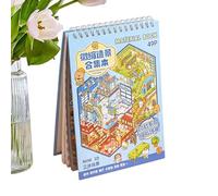 Sticker Scene - 7.48 Inch Miniature Landscape Stickers Book | Capture The Joy Series Visual Stickers | 3d House Sticker Pack For Girls Gift Children Friend. Paper Pet 290g.