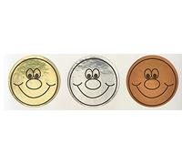 Sticker Solutions Lot de 180 autocollants Doré/argenté/bronze