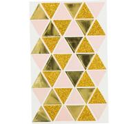Sticker Triangle Foil Et Paillette 2,3 X 2 Cm 84 Pièces