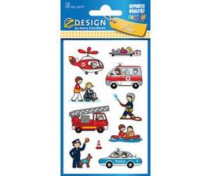 Sticker ZDesign métiers pompier/policier