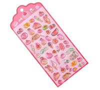 Stickers 3D alimentaires Décalcomanies Adhésives 3D pour Scrapbooking
