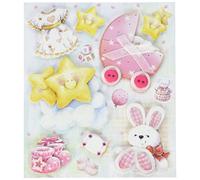 Stickers 3D Baby, composé de plusieurs niveaux, matériaux de haute qualité, autocollants, pour décorer des cartes de vœux, scrapbooking et autres travaux manuels.