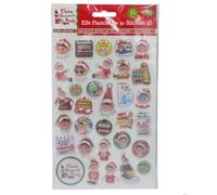 Stickers 3d - Mercier - Lutins Farceurs - Multicolore - 30 Pièces - Décoration De Noël