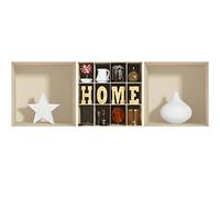 Stickers adhésifs 3D | Sticker Mural Autocollant effet 3D Home - Stickers muraux Chambre Adulte - Stickers muraux 3D - Decoration Murale Salon - Autocollants muraux Trompe l'oeil | 40x120cm