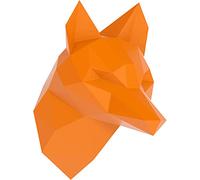 Stickers adhésifs 3D | Sticker Mural Autocollant effet 3D renard orange de profil - Stickers muraux Chambre Adulte - Stickers muraux 3D - Déco Salon - Autocollants muraux Trompe l'oeil | 90 x 65 cm