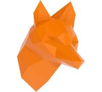 Stickers adhésifs 3D | Sticker Mural Autocollant effet 3D renard orange de profil - Stickers muraux Chambre Adulte - Stickers muraux 3D - Déco Salon - Autocollants muraux Trompe l'oeil | 70 x 50 cm