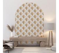 Stickers Arche - Lumaléa - Motif oriental - Adhésif MAT - Largeur 120 x Hauteur 150 cm