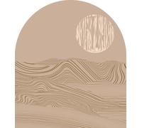 Stickers Arche - Lumaléa - Tendance - Adhésif MAT - Largeur 130 x Hauteur 150 cm