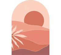 Stickers Arche - Lumaléa - Tendance - Adhésif MAT - Largeur 130 x Hauteur 185 cm