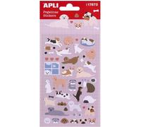 Stickers Autocollants Animaux Chiens 50 Pièces Apli Kids