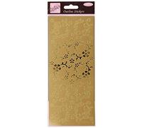 Stickers Contour D'anita - Coins Floraux Fantaisistes - Doré