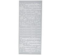 Stickers Contour D'anita - Félicitations - Argent