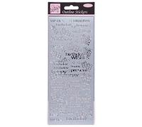 Stickers Contour D'anita - Souhaits d'anniversaire Spéciaux - Argent