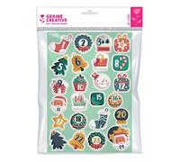 Stickers De L Avent Happy Christmas 24 Pcs