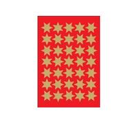HERMA 3904 Lot de 105 petites étoiles dorées de 16 mm en papier - Autocollants de Noël pour cadeaux de Noël - Calendrier de l'Avent - Décoration pour enfants - Récompense DIY
