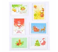 Stickers de Noël 6 Timbres - Paris Prix