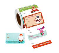 Stickers de Noël pour Étiquettes de Noms Étiquettes Décoratives Festives | Autocollants Noël en rouleau Pour Adultes, Fêtes en , DIY, Petits Cadeaux ureau,