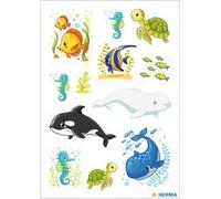 Stickers DECOR 'La famille baleine et ses amis'
